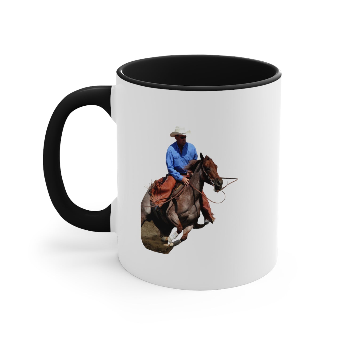 Cutting Horse Team. Quarter Horse Mug, 11oz