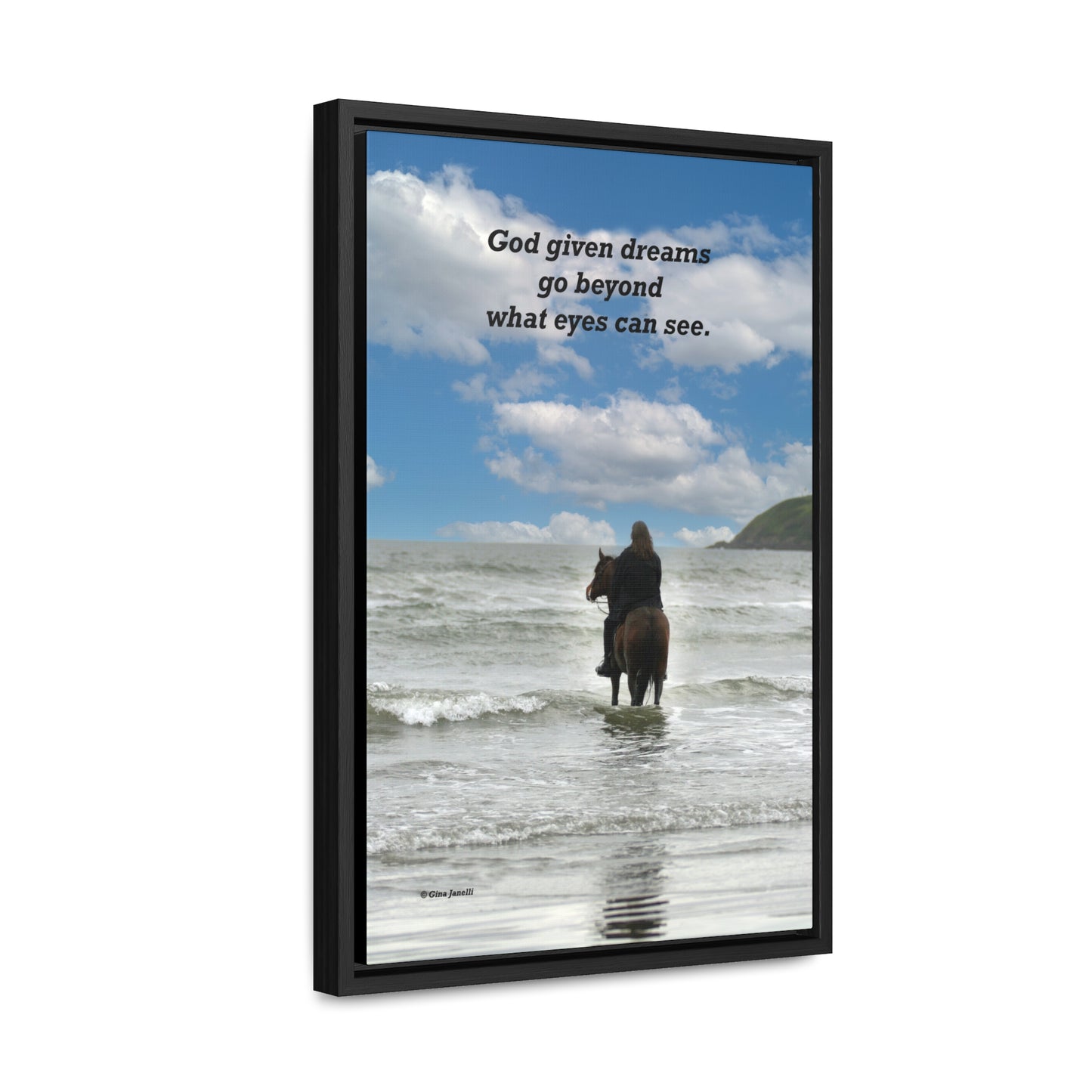 God given dreams   Gallery Canvas Wraps, Vertical Frame