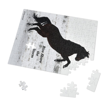 Rise above the storm - Quarter Horse      Jigsaw Puzzle ( 110, 252, 500-Piece)