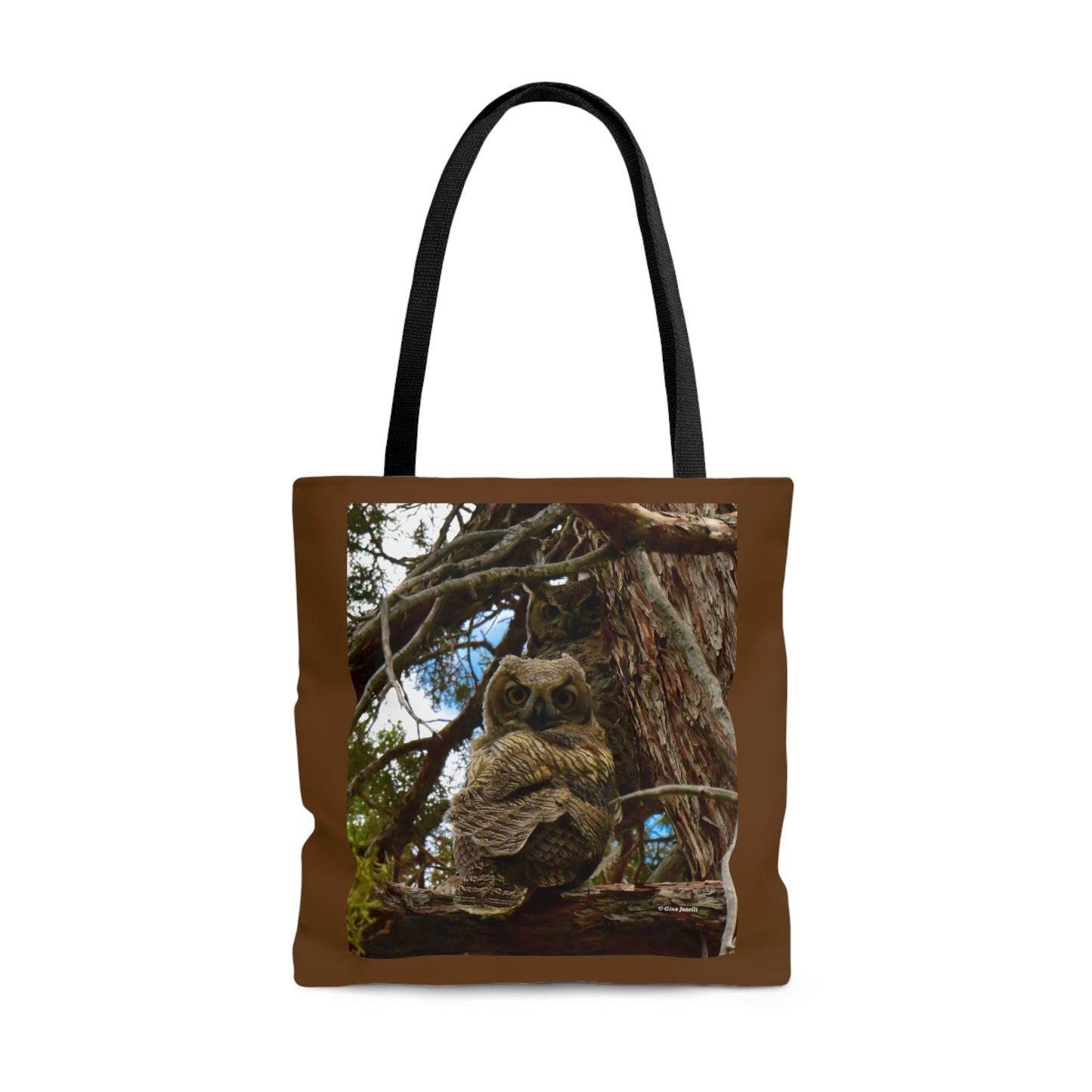 Great Horn Owls Tote Bag (AOP)