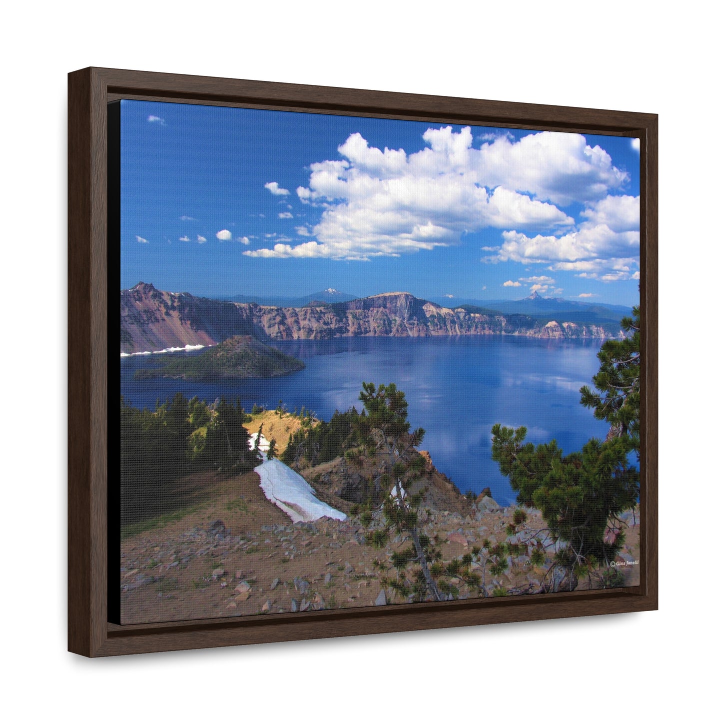 Crater Lake, Crater Lake National Park, Or. USA           Gallery Canvas Wraps, Horizontal Frame