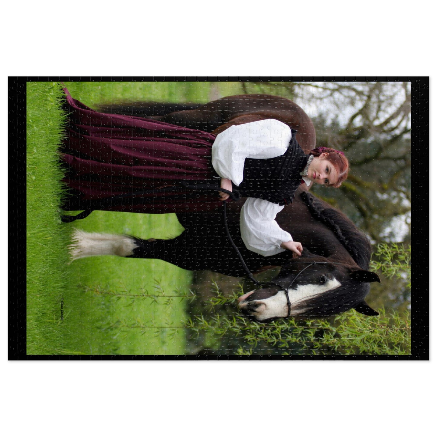 The Lady and the Shire Jigsaw Puzzle (110, 252, 500,1000-Piece)
