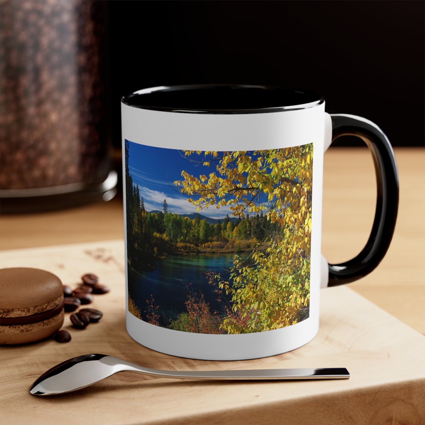 Wood River, Kimball State Park, Ft. Klamath Or. Accent Coffee Mug, 11oz