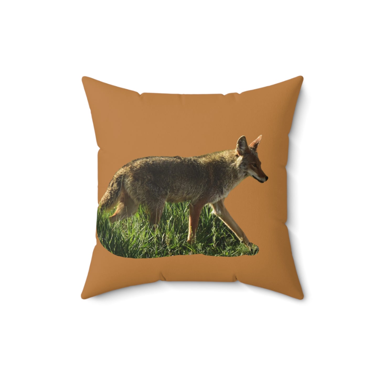 Coyote Spun Polyester Square Pillow