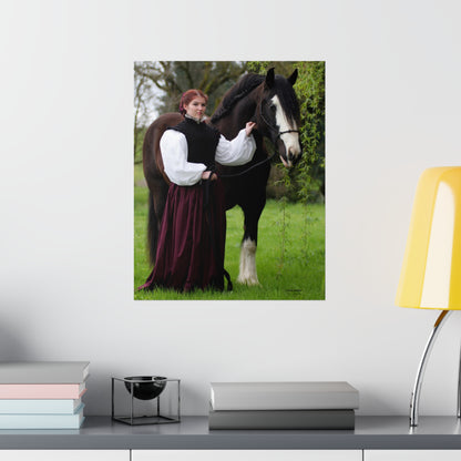 The Lady and the Shire   Premium Matte Vertical Posters
