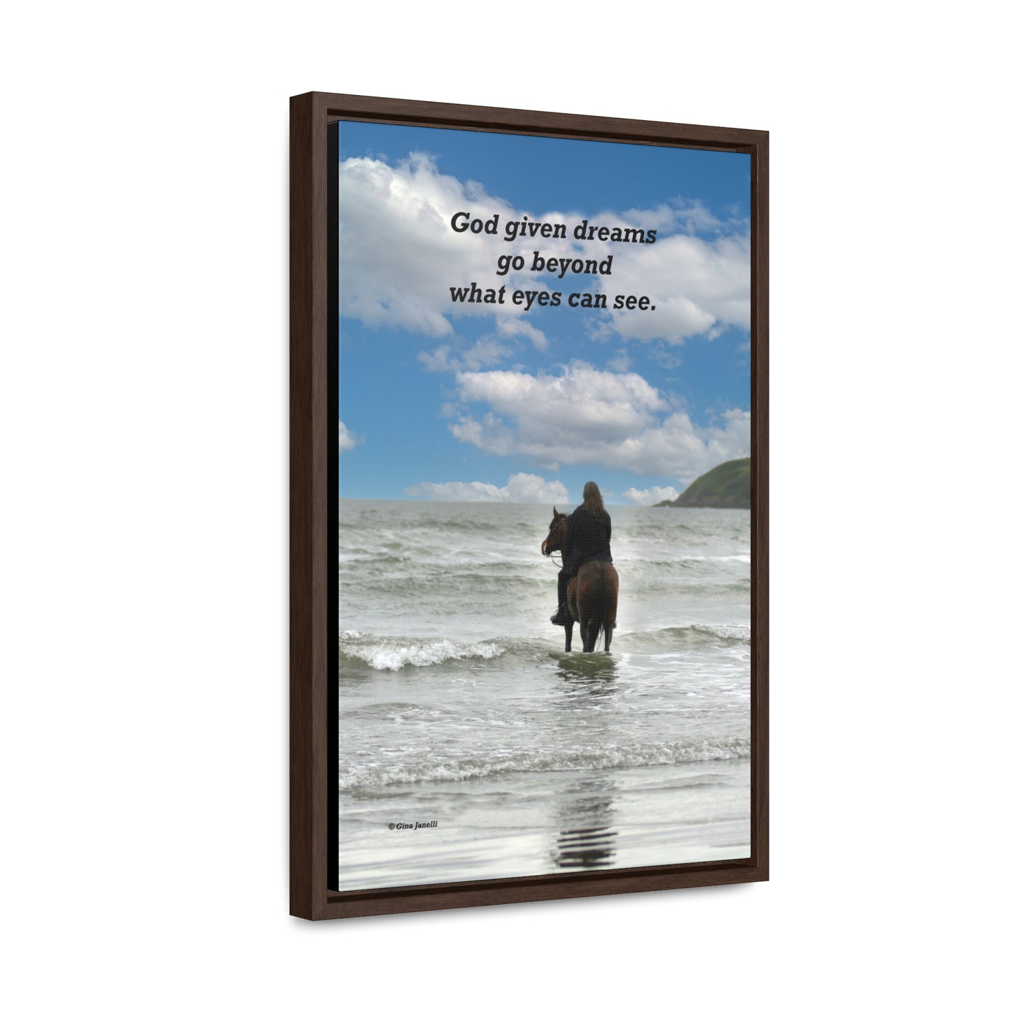 God given dreams   Gallery Canvas Wraps, Vertical Frame