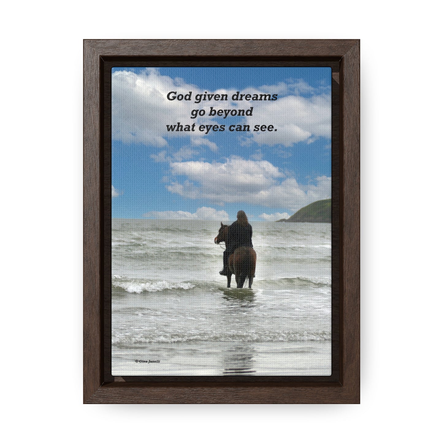 God given dreams   Gallery Canvas Wraps, Vertical Frame