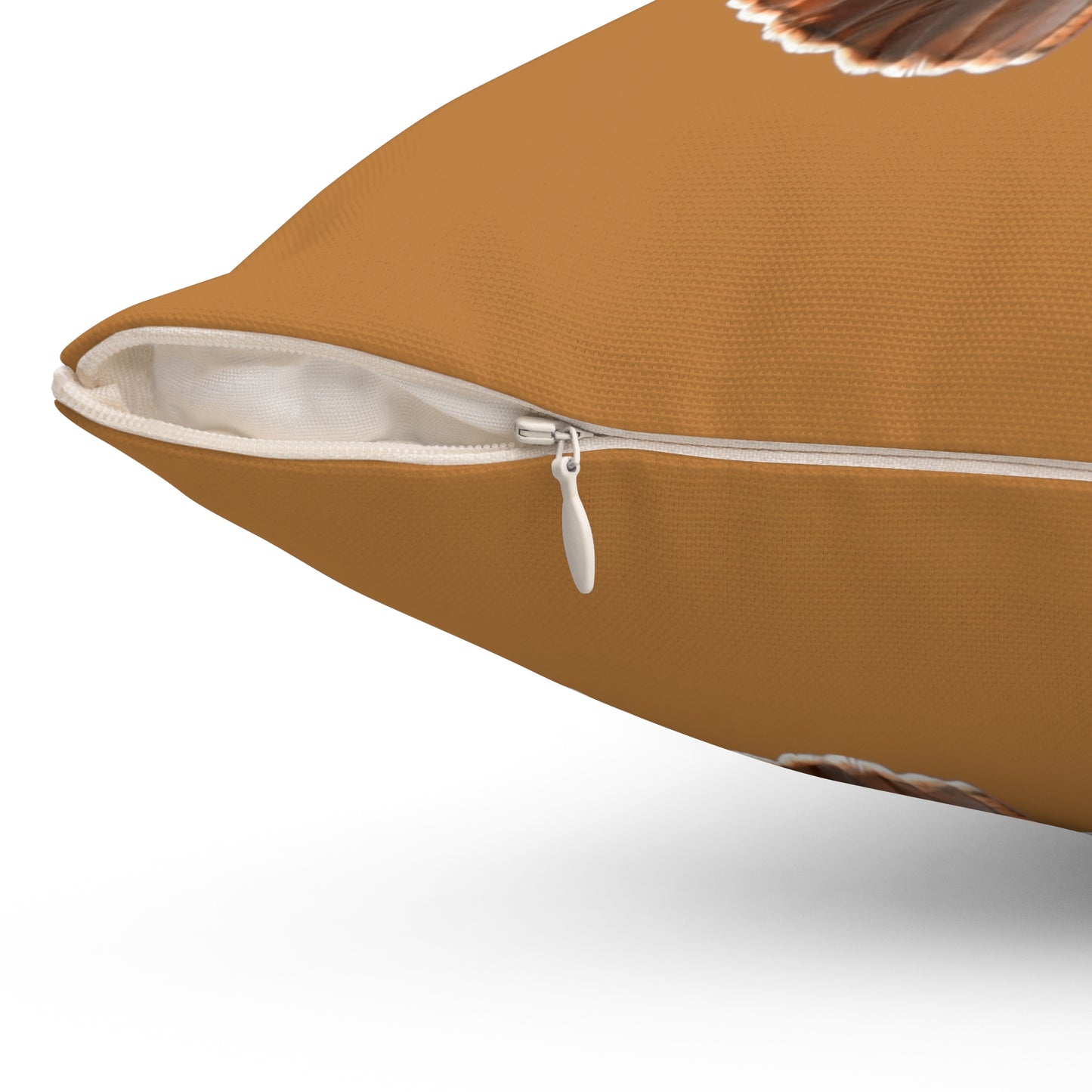 Red Tail Hawk Spun Polyester Square Pillow
