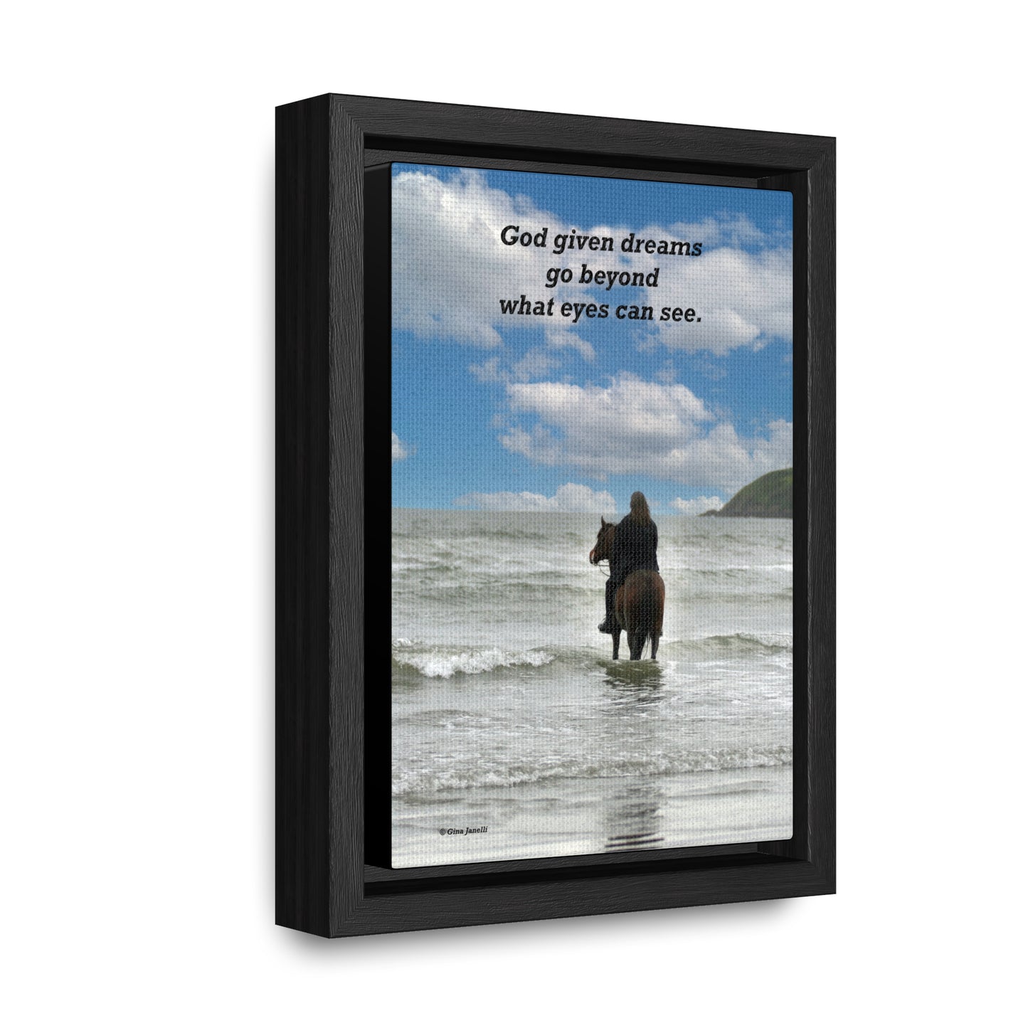 God given dreams   Gallery Canvas Wraps, Vertical Frame