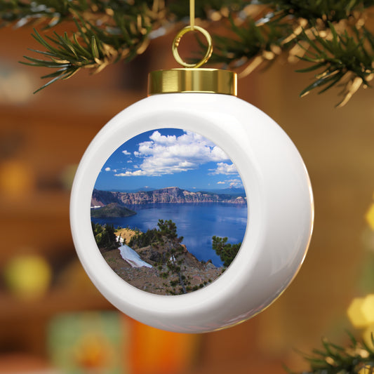 Crater Lake, Crater Lake National Park, Or. USA       Christmas Ball Ornament