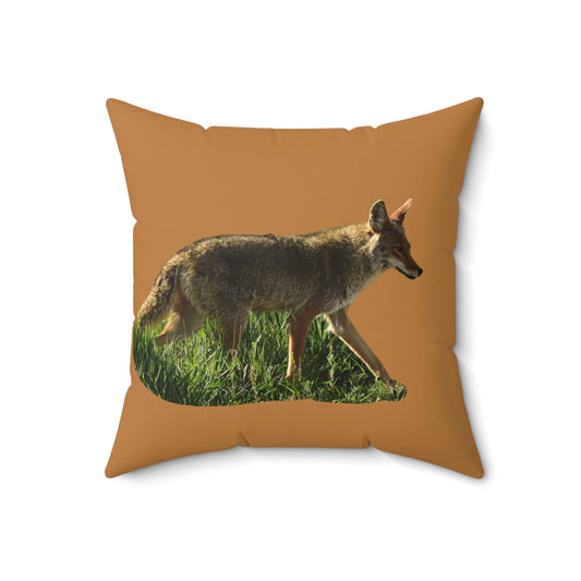 Coyote Spun Polyester Square Pillow