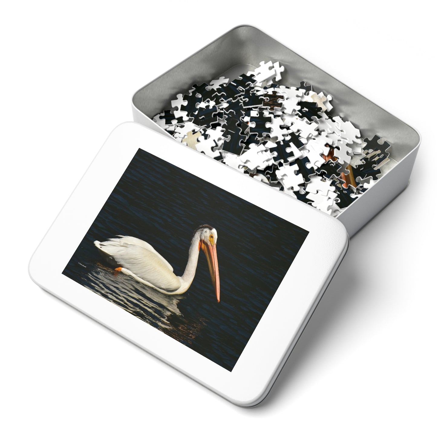 American White Pelican Jigsaw Puzzle ( 110, 252, 500, Piece)