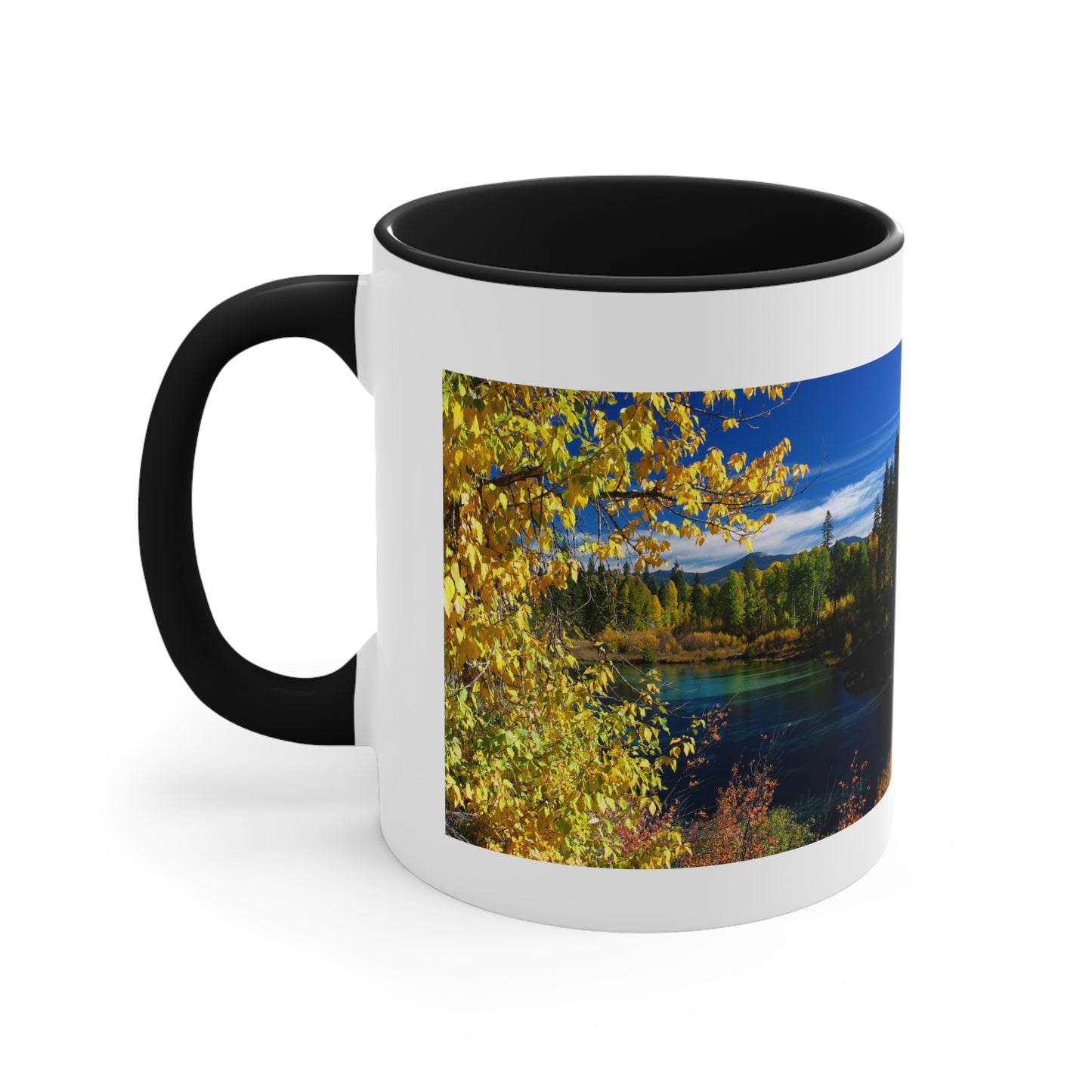 Wood River, Kimball State Park, Ft. Klamath Or. Accent Coffee Mug, 11oz