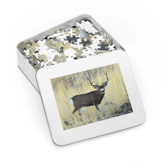 Standing Mule Deer Buck    Jigsaw Puzzle (110, 252, 500-Piece)