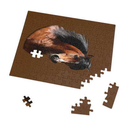 Bay Arabian Stallion    Jigsaw Puzzle ( 110, 252, 500,1000-Piece)