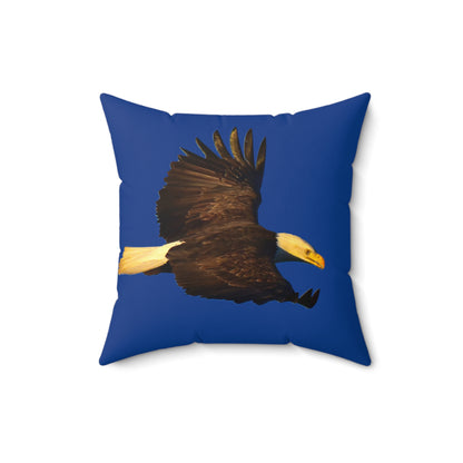 Bald Eagle      Spun Polyester Square Pillow