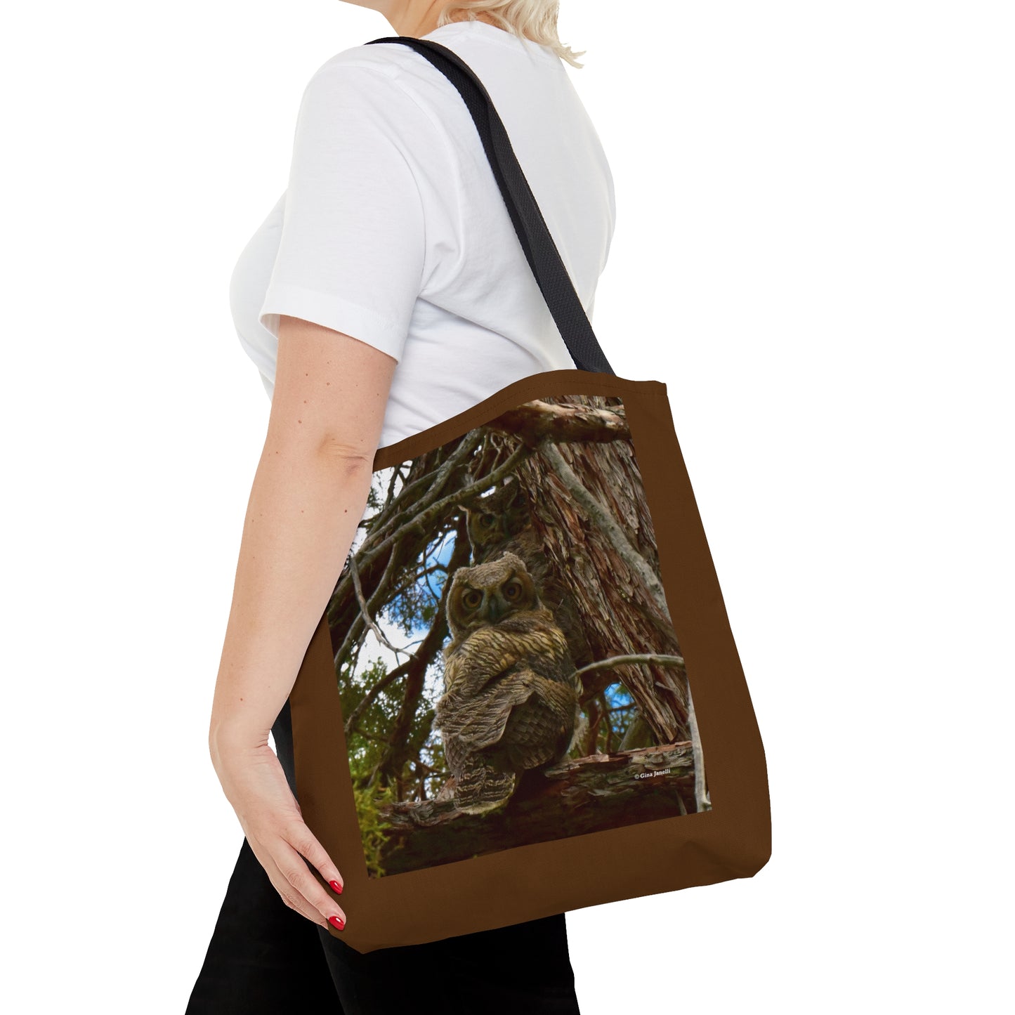 Great Horn Owls Tote Bag (AOP)
