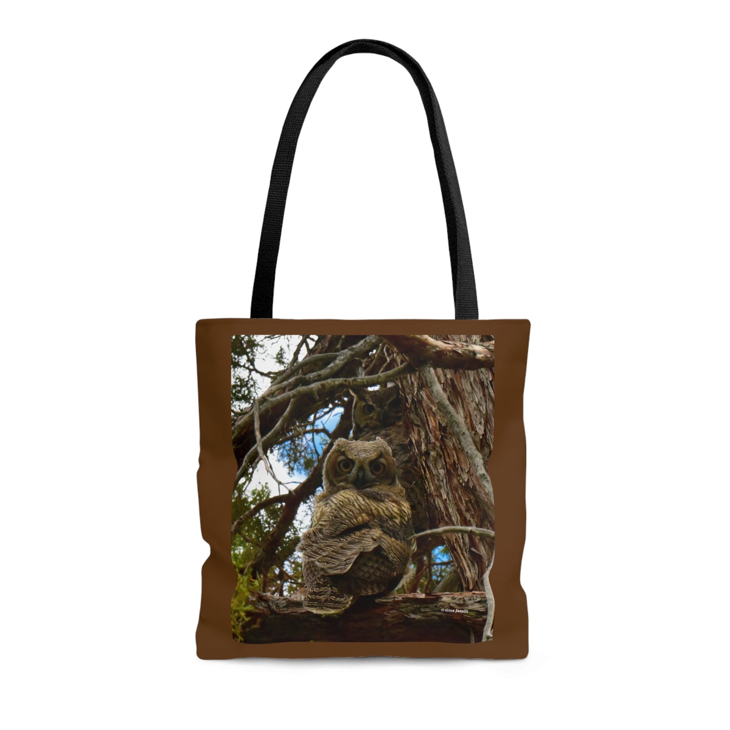Great Horn Owls Tote Bag (AOP)