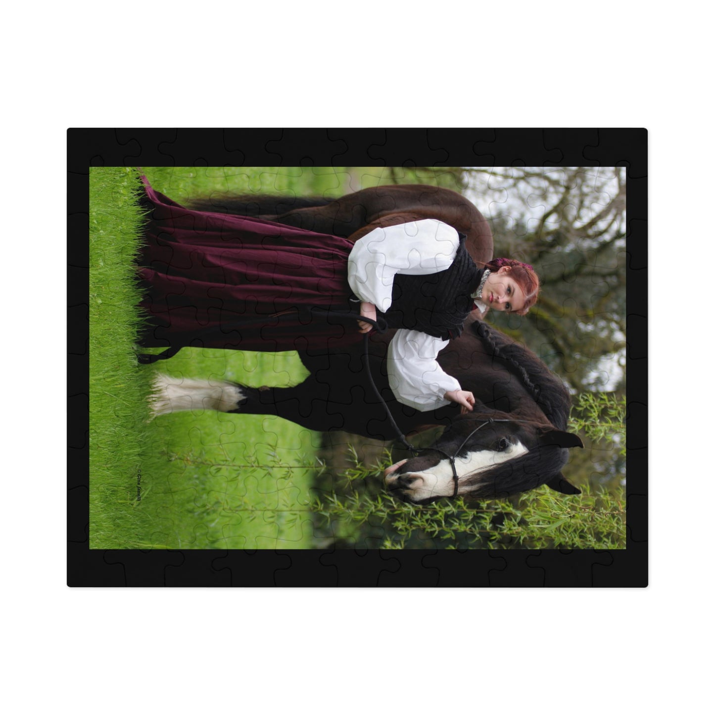 The Lady and the Shire Jigsaw Puzzle (110, 252, 500,1000-Piece)