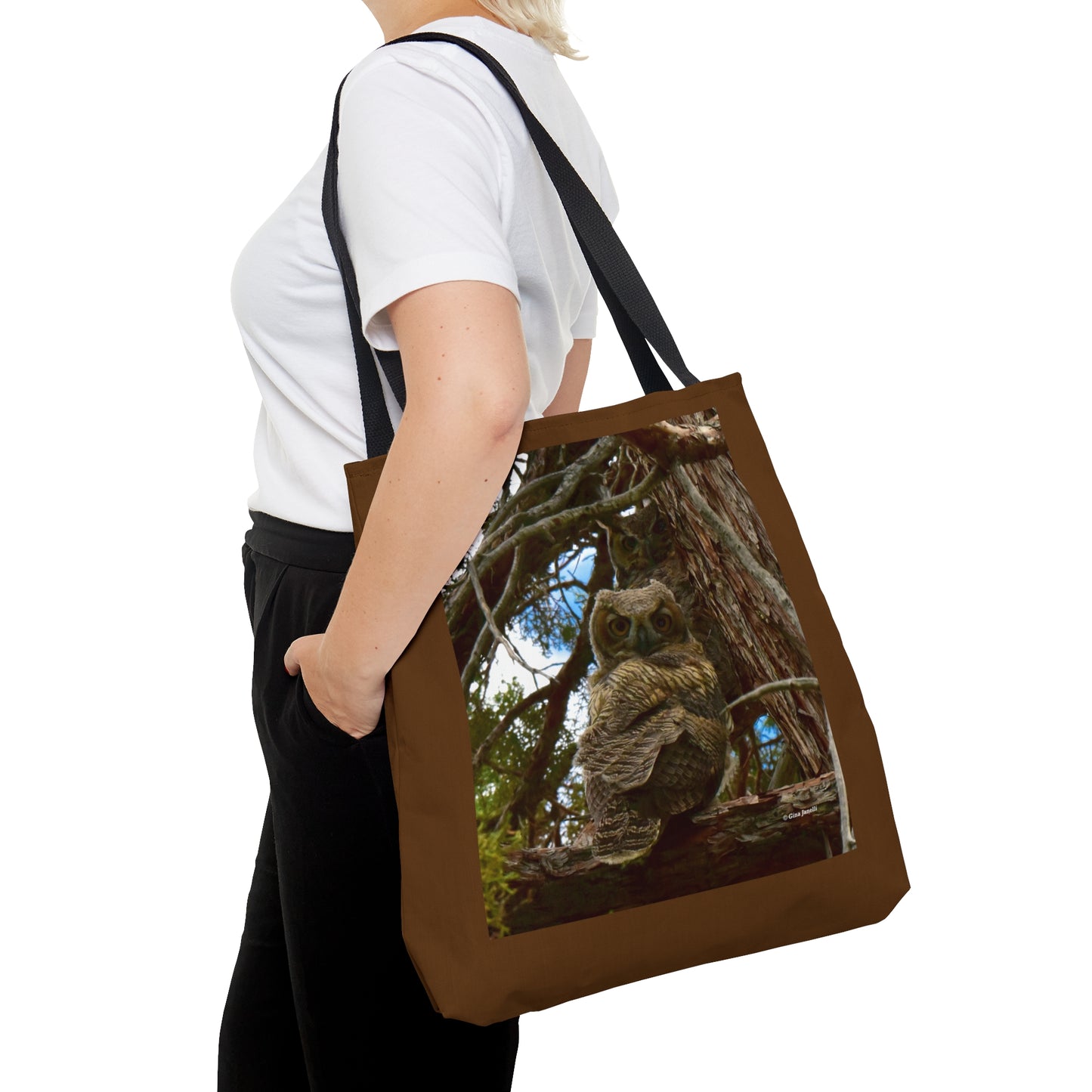 Great Horn Owls Tote Bag (AOP)