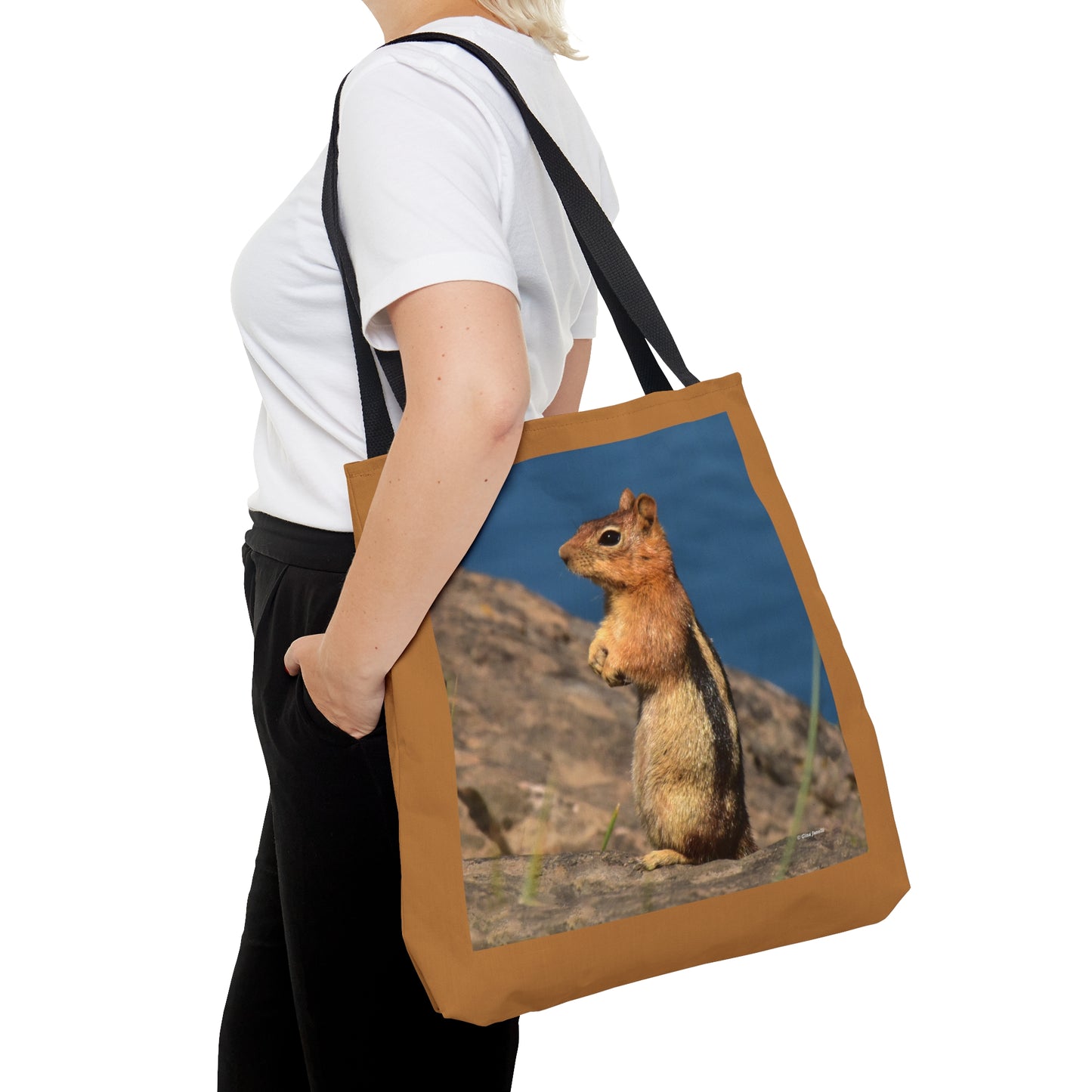 Golden-mantled Ground Squirrel   Tote Bag (AOP)