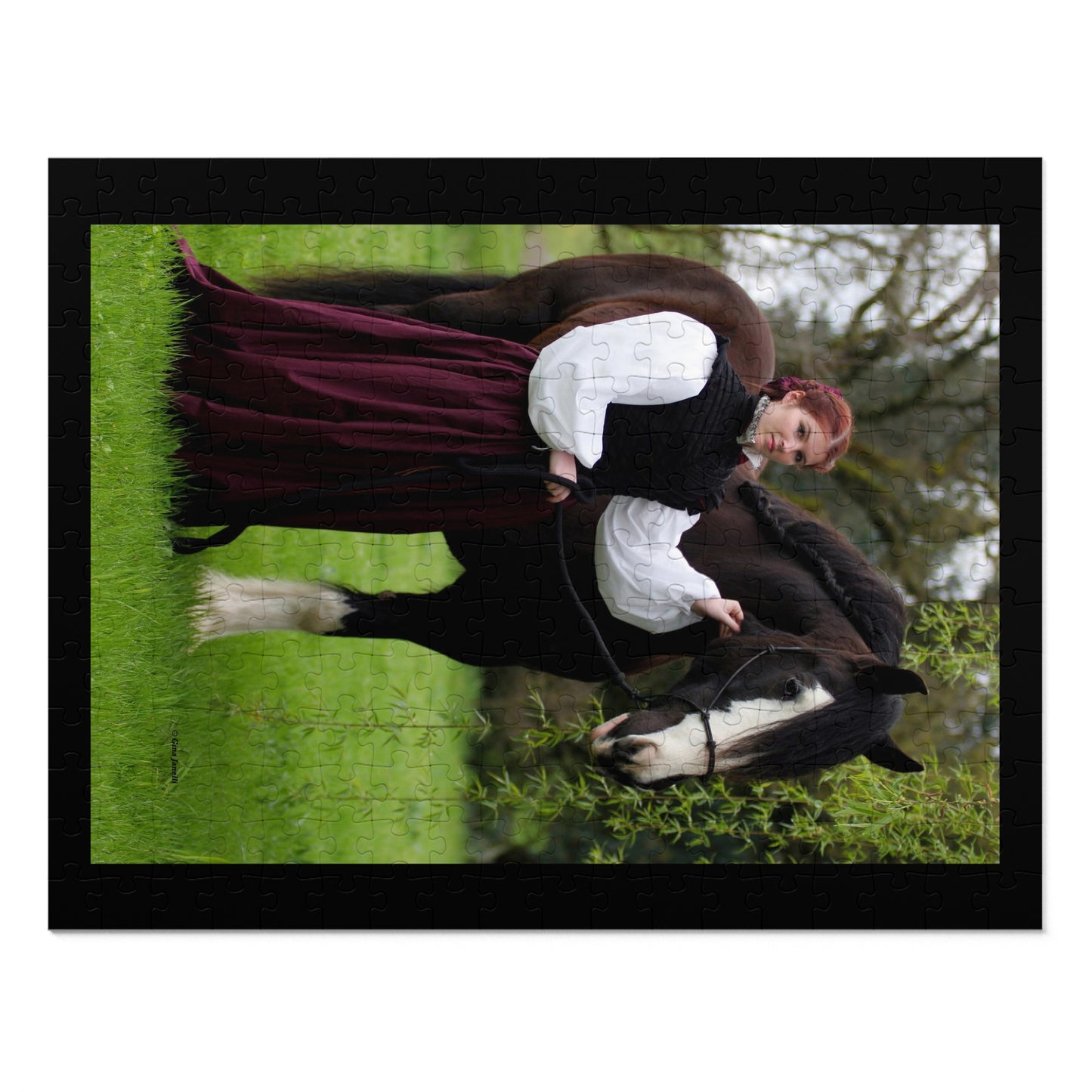 The Lady and the Shire Jigsaw Puzzle (110, 252, 500,1000-Piece)
