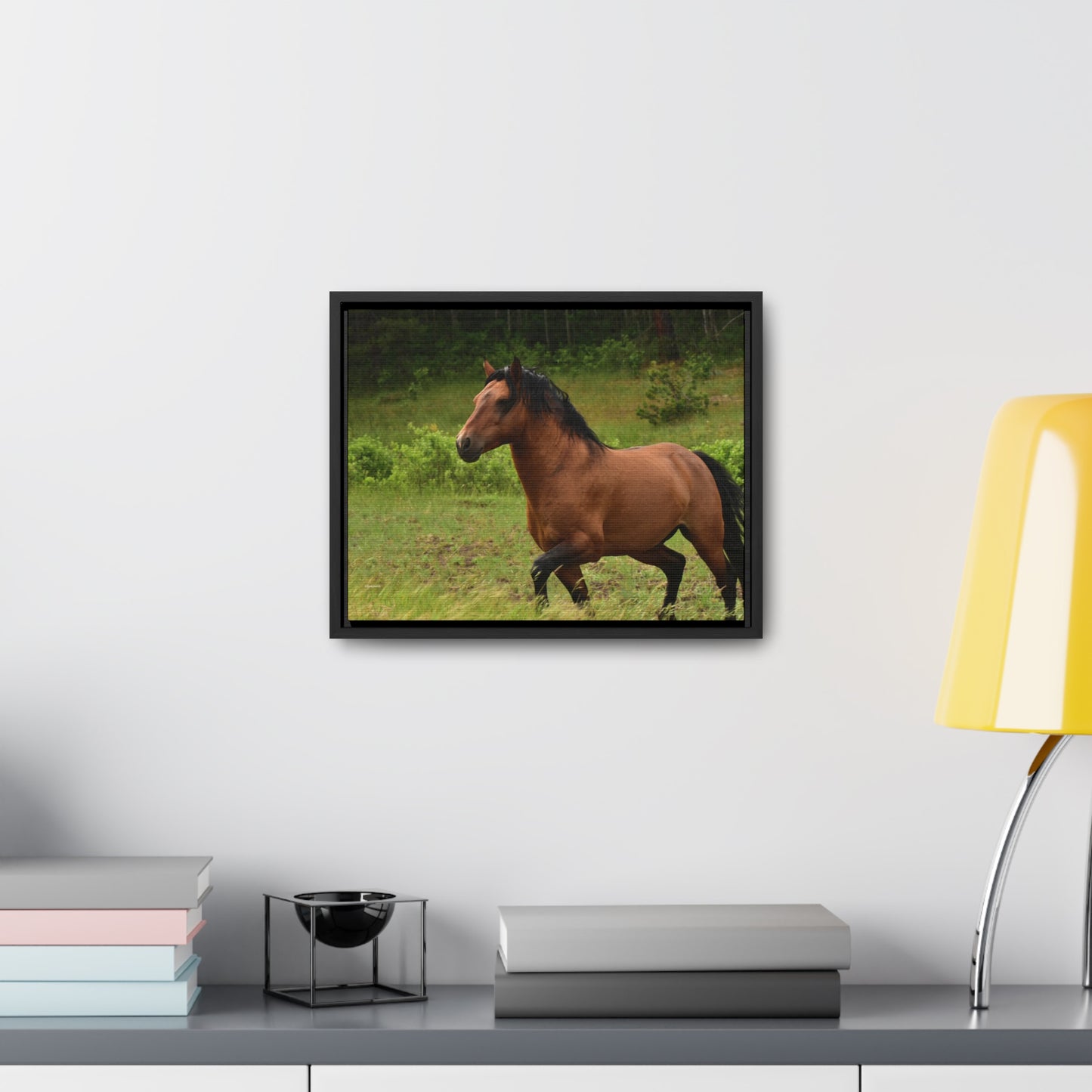 Protector, Wild Stallion Gallery Canvas Wraps, Horizontal Frame