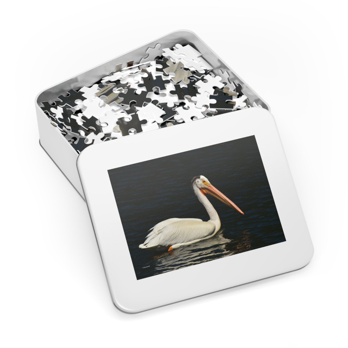 American White Pelican Jigsaw Puzzle ( 110, 252, 500, Piece)