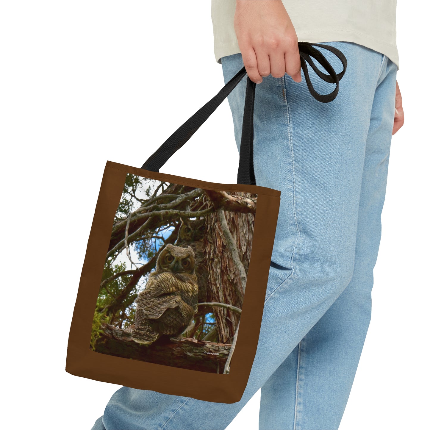 Great Horn Owls Tote Bag (AOP)