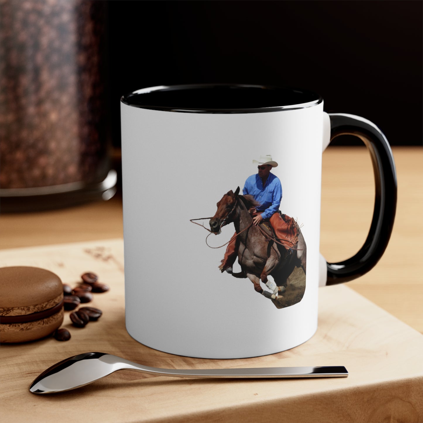 Cutting Horse Team. Quarter Horse Mug, 11oz