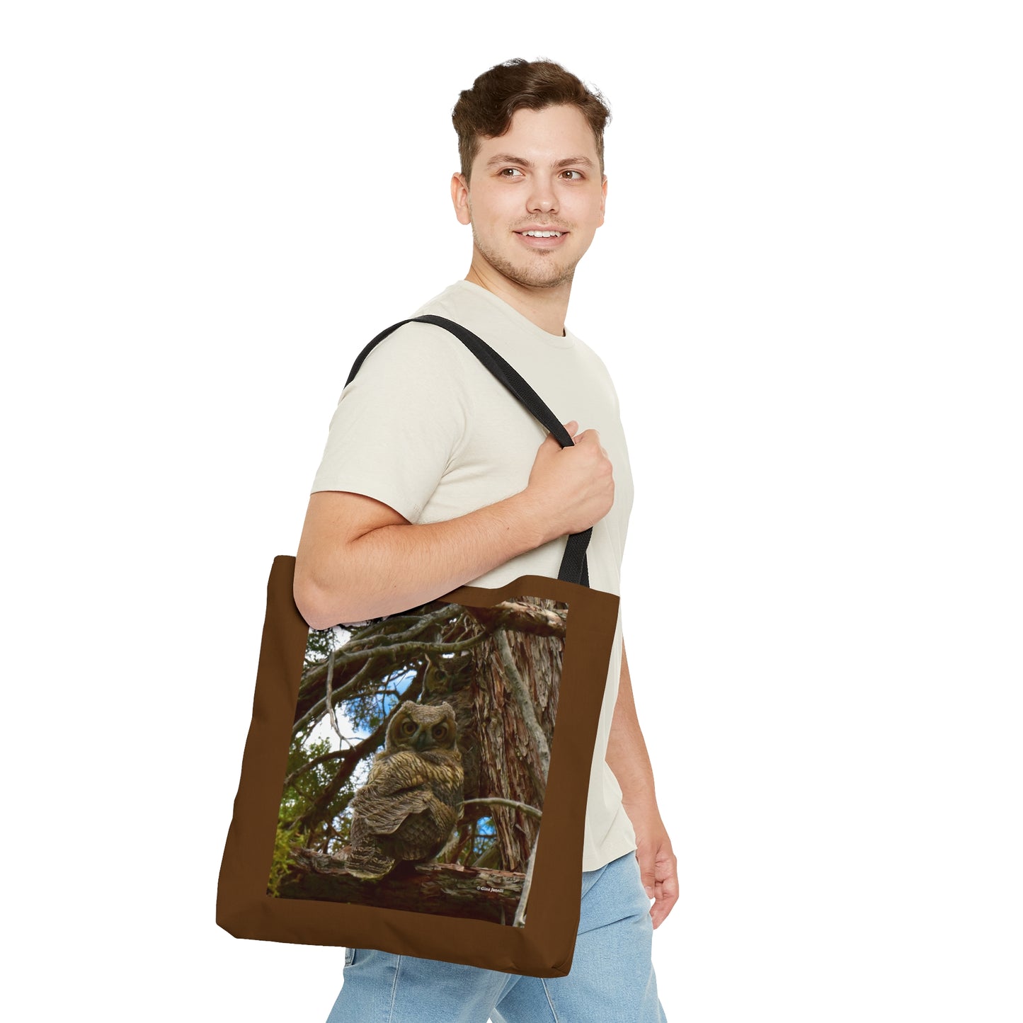 Great Horn Owls Tote Bag (AOP)