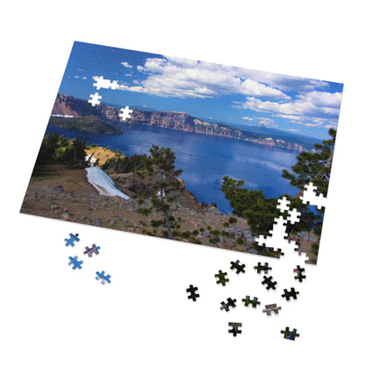 Crater Lake, Crater Lake National Park, Or. USA                     Jigsaw Puzzle (252, 500, Piece)