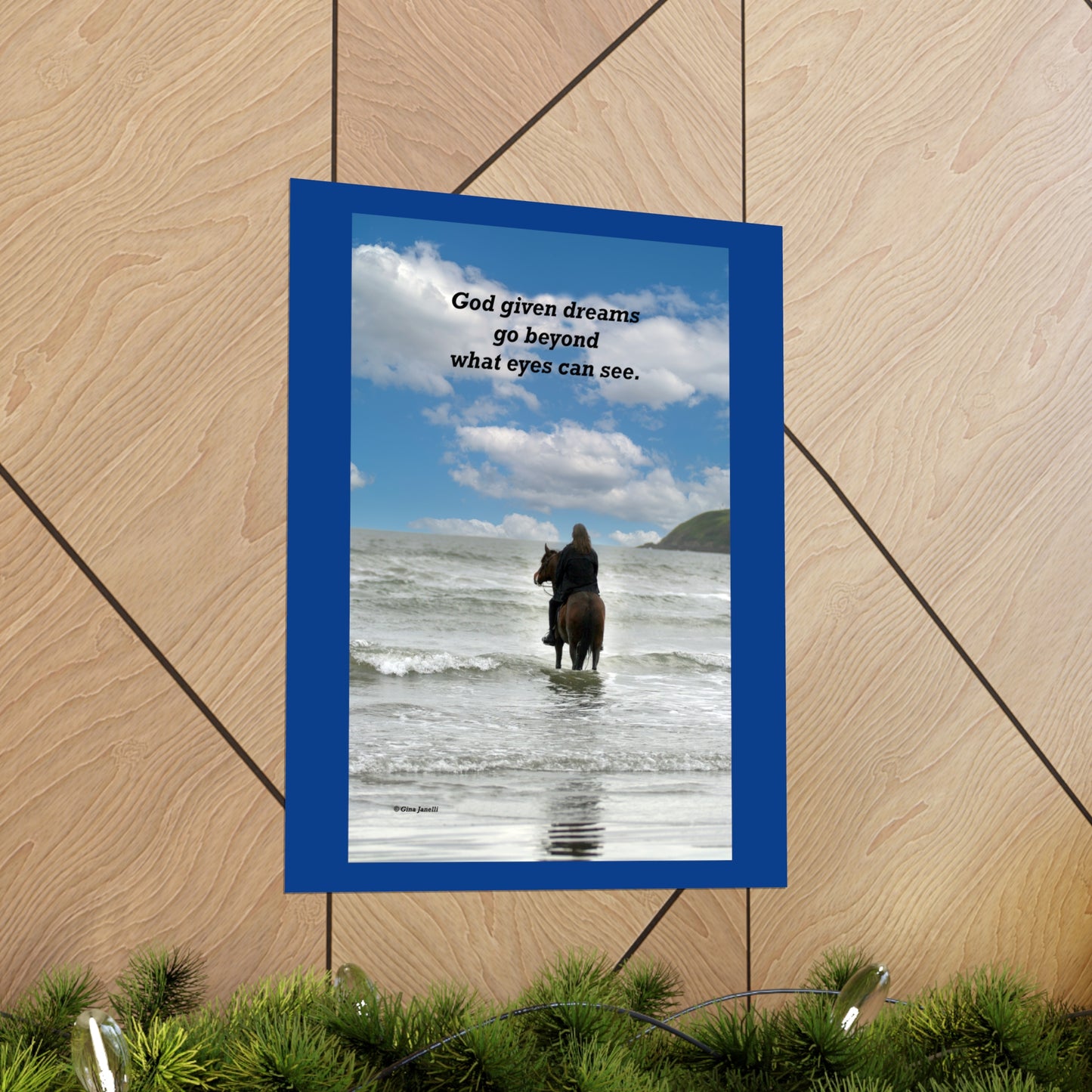 God given dreams  Premium Matte Vertical Posters