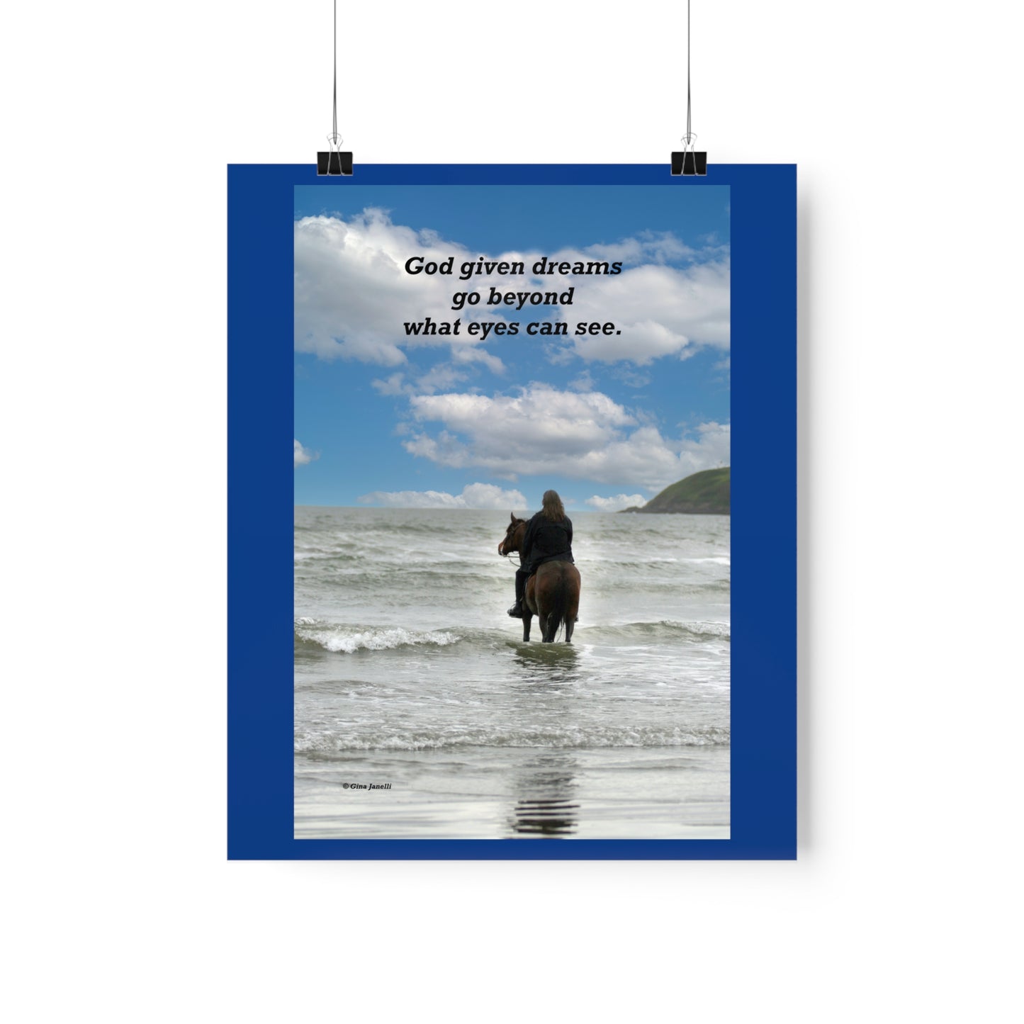 God given dreams  Premium Matte Vertical Posters