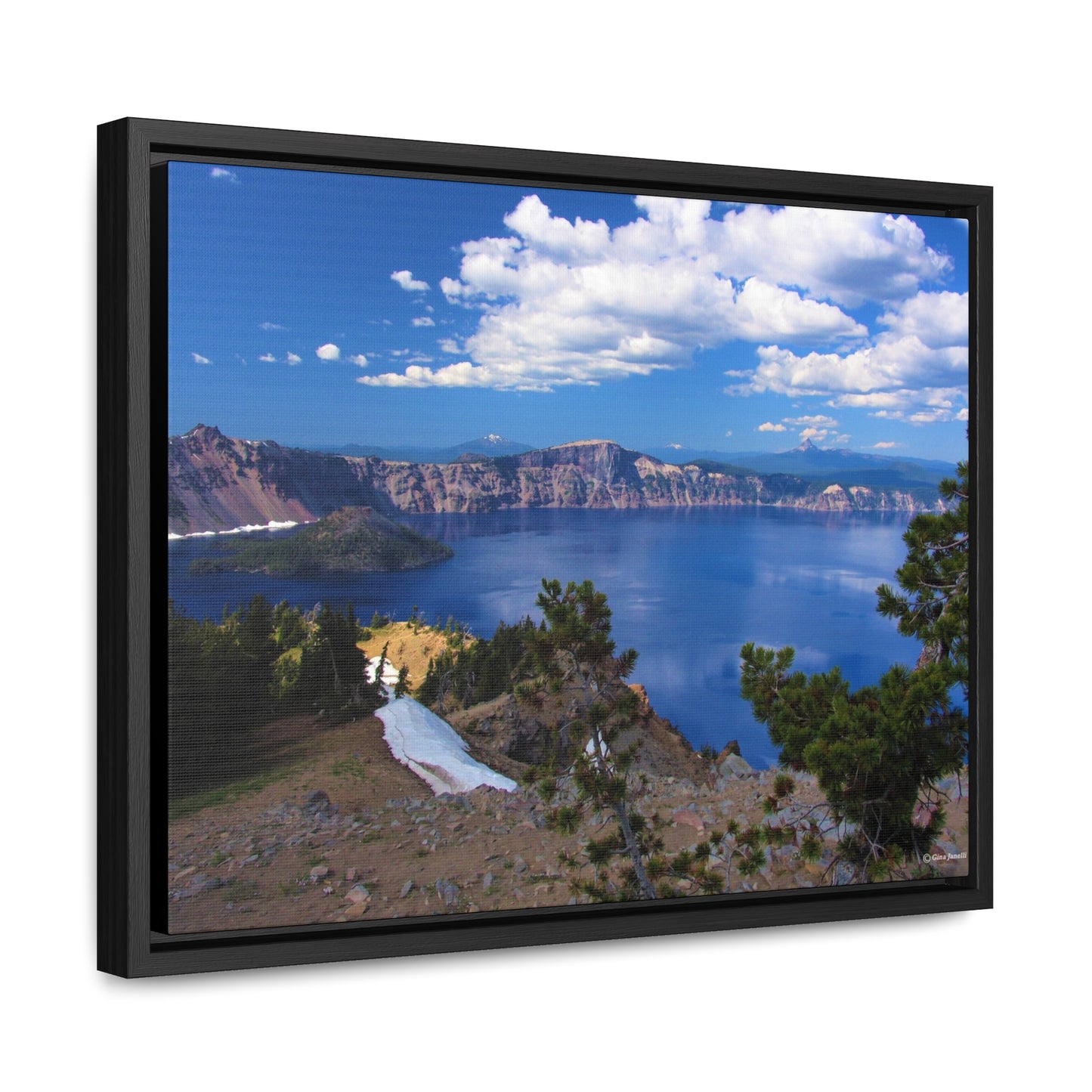 Crater Lake, Crater Lake National Park, Or. USA           Gallery Canvas Wraps, Horizontal Frame