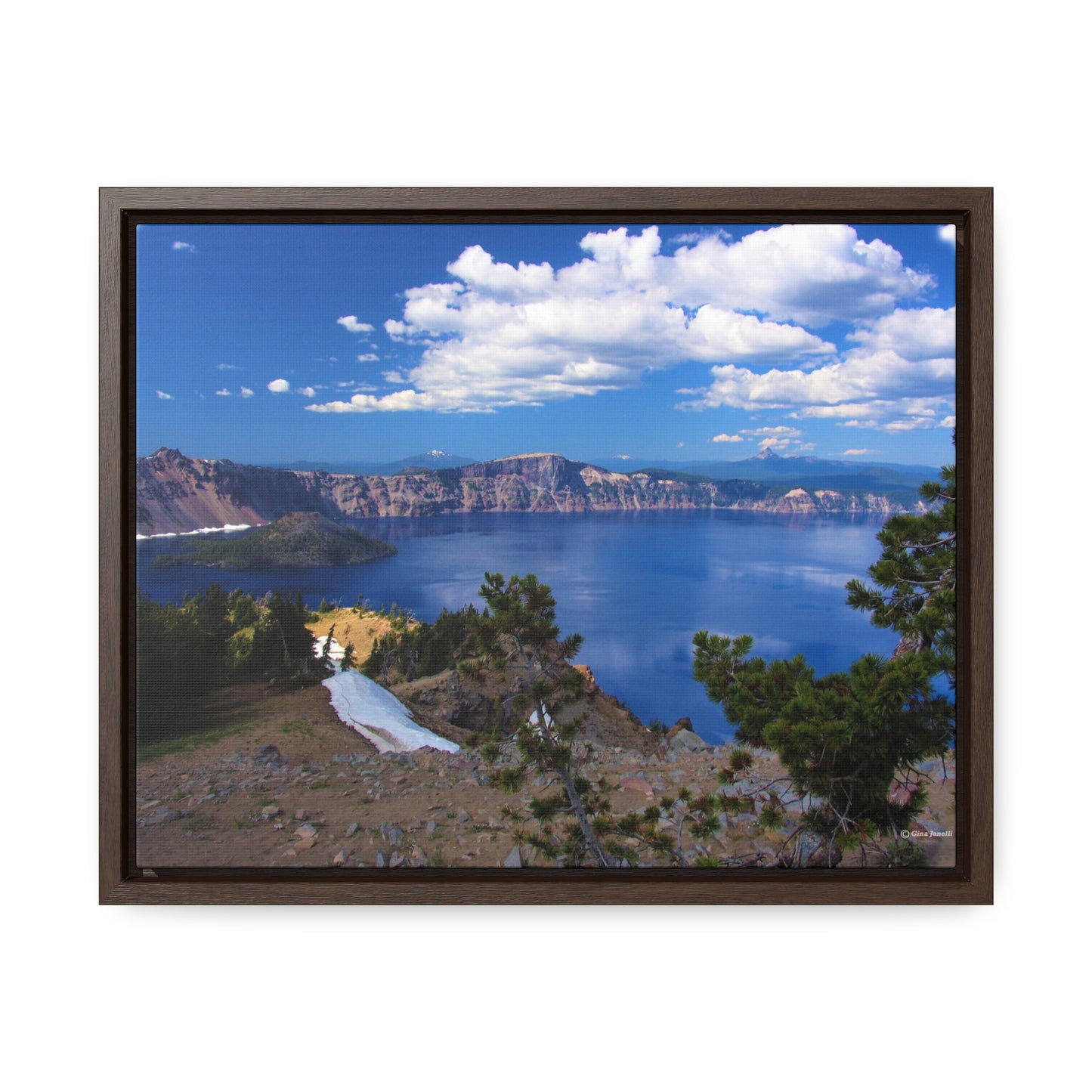 Crater Lake, Crater Lake National Park, Or. USA           Gallery Canvas Wraps, Horizontal Frame