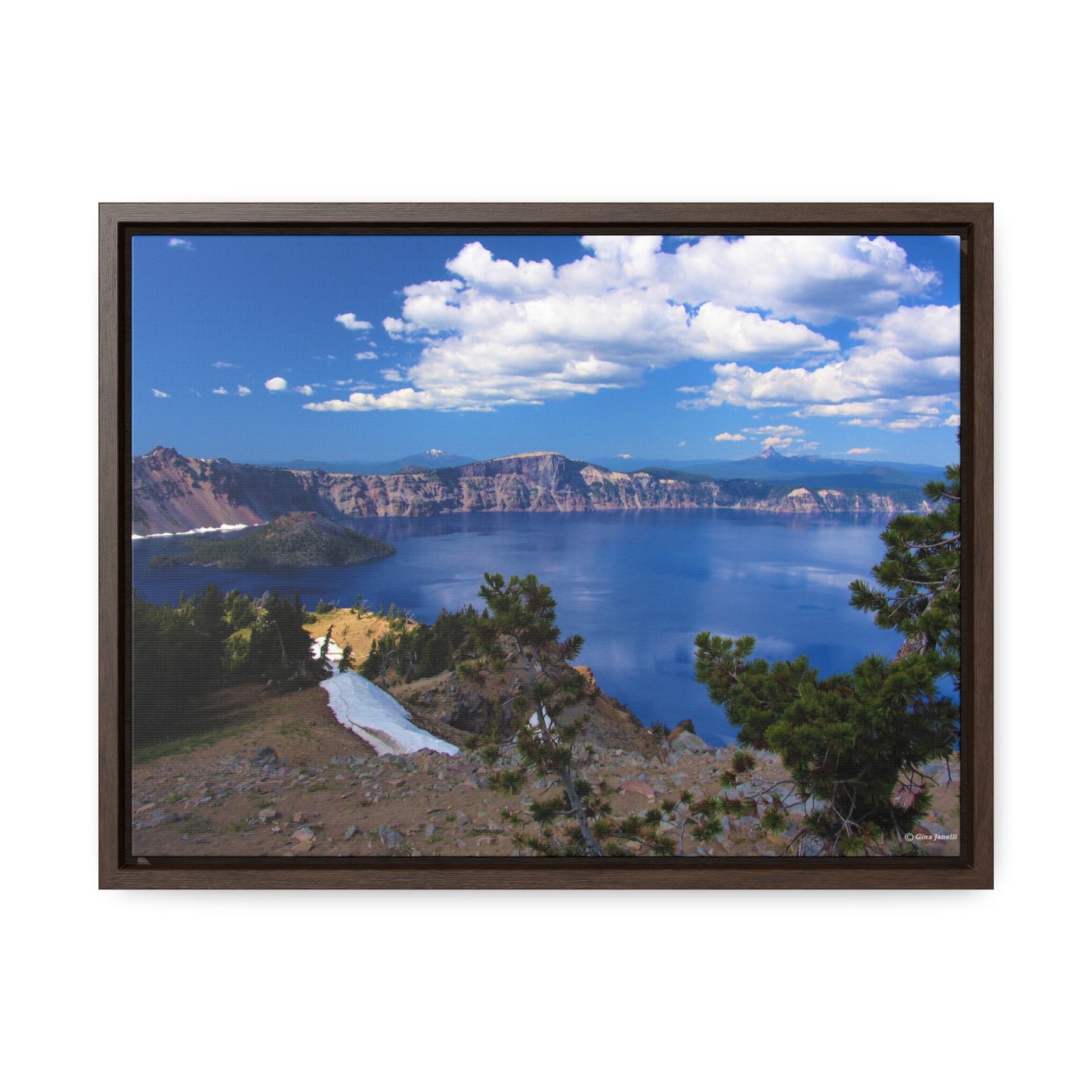 Crater Lake, Crater Lake National Park, Or. USA           Gallery Canvas Wraps, Horizontal Frame