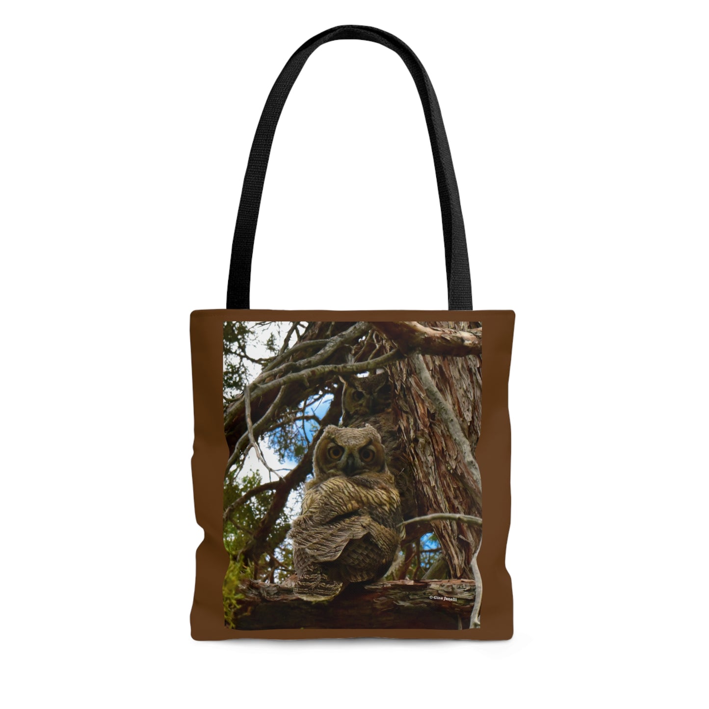 Great Horn Owls Tote Bag (AOP)