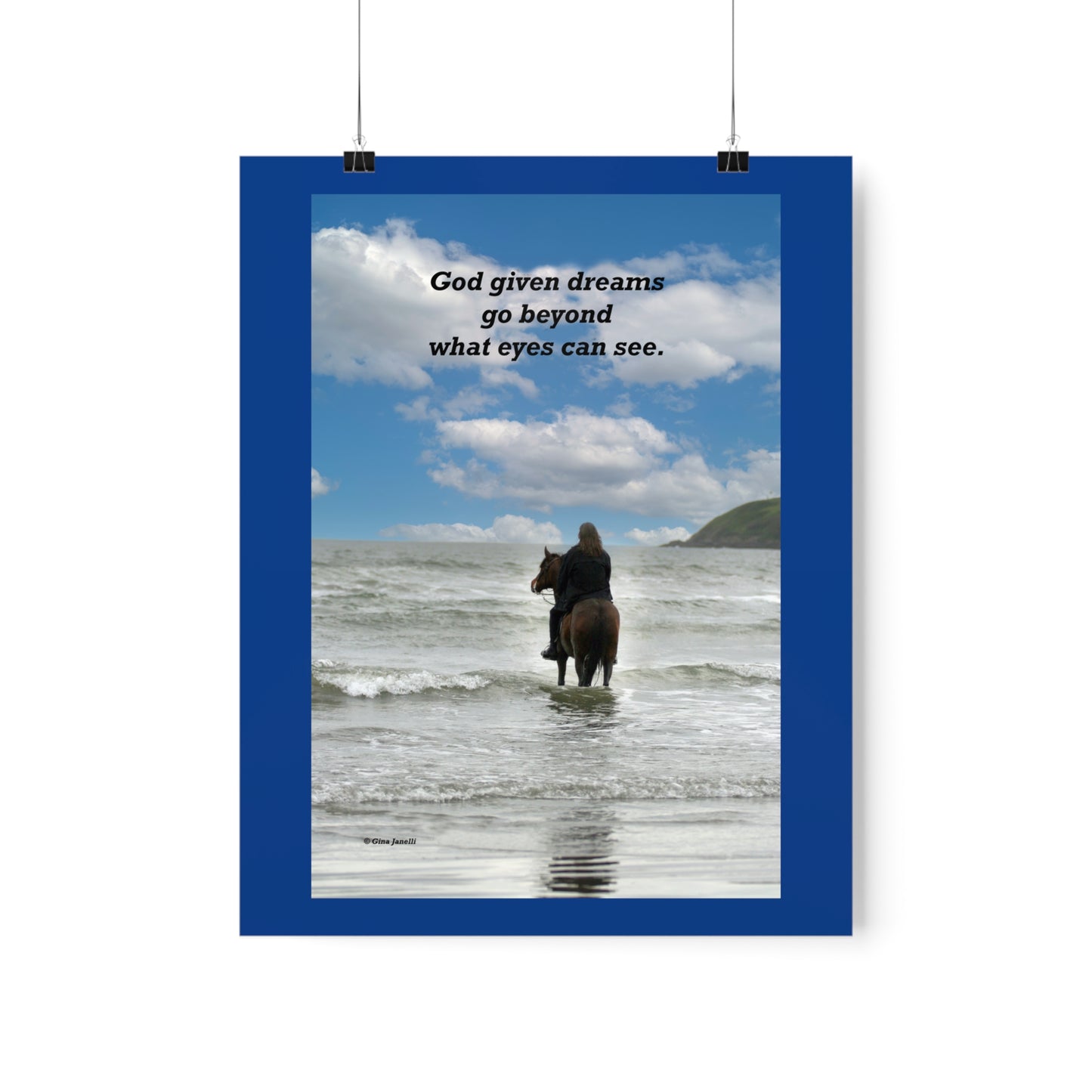 God given dreams  Premium Matte Vertical Posters