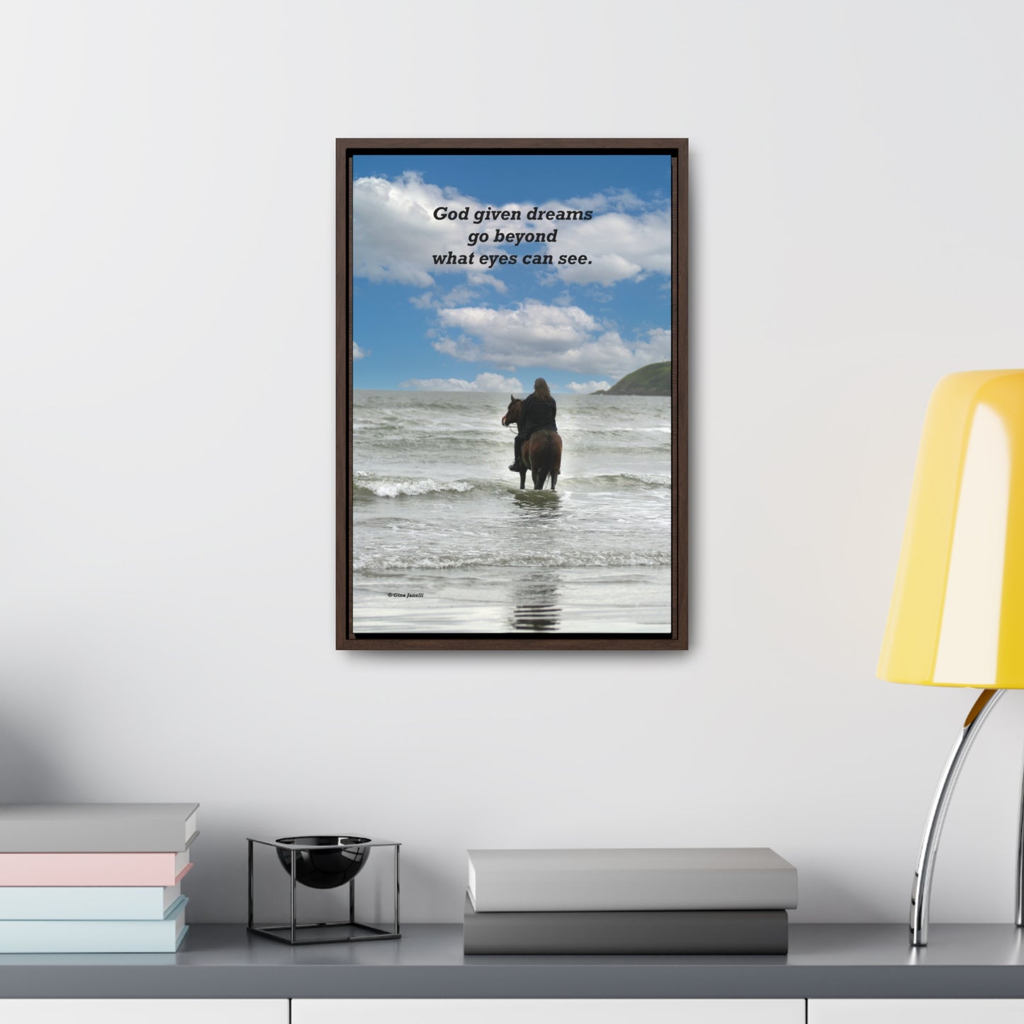 God given dreams   Gallery Canvas Wraps, Vertical Frame