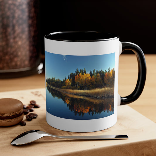 Rocky Point, Klamath Lake, Klamath Falls, Or.    Accent Coffee Mug, 11oz