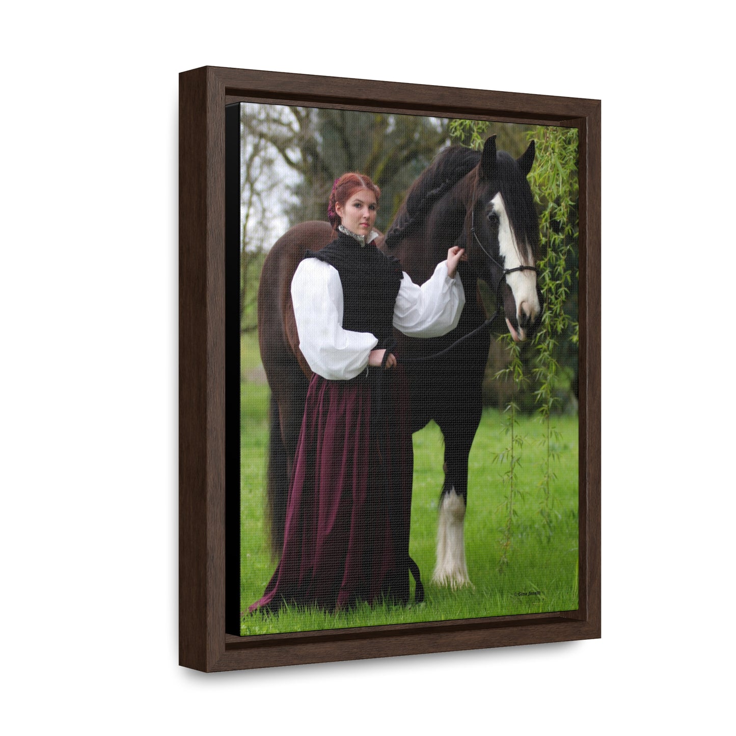 The Lady and the Shire Gallery Canvas Wraps, Vertical Frame