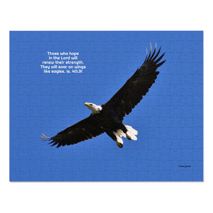 Soar as Eagles  Isaiah 40:31 - Bald Eagle     Jigsaw Puzzle ( 110, 252, 500,1000-Piece)