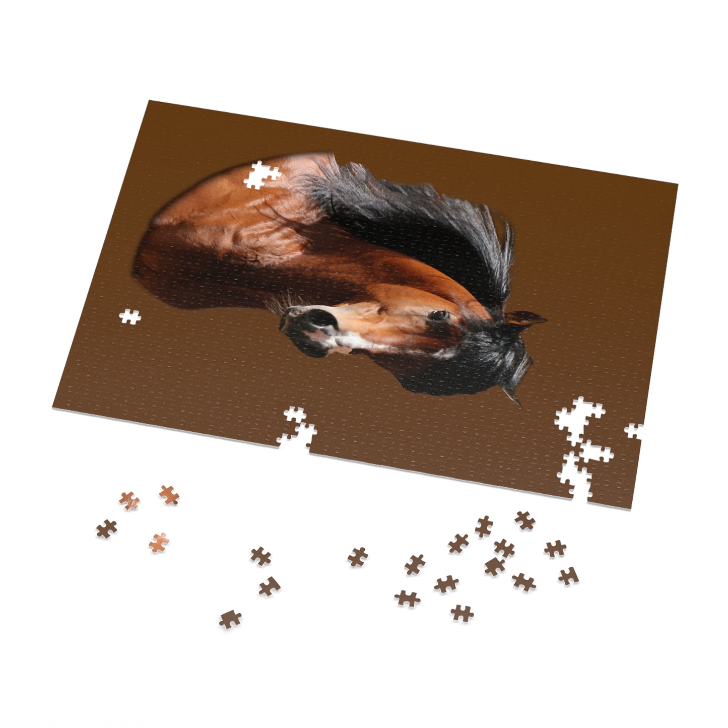 Bay Arabian Stallion    Jigsaw Puzzle ( 110, 252, 500,1000-Piece)