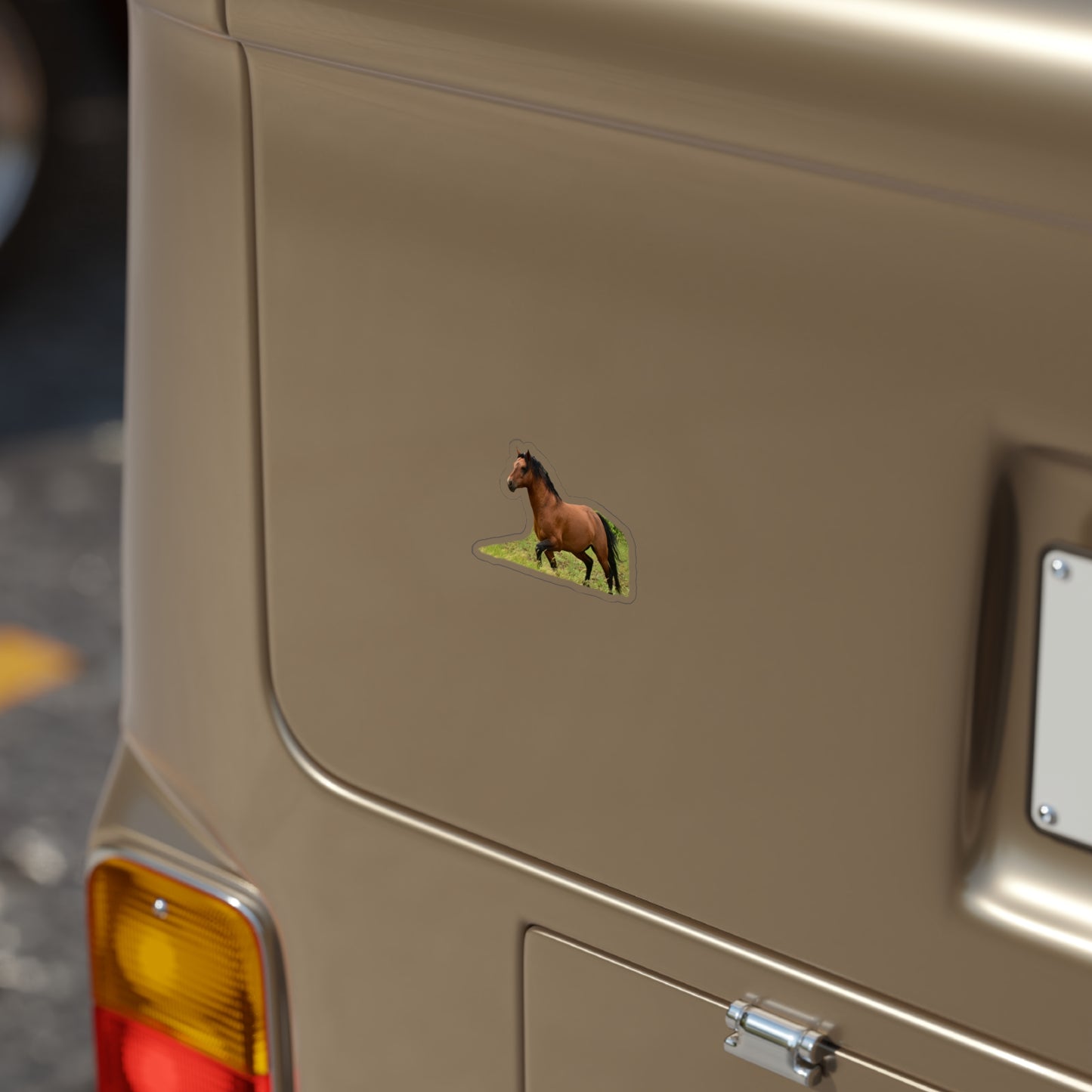 Protector, Wild Stallion Transparent Outdoor Stickers, Die-Cut, 1pcs