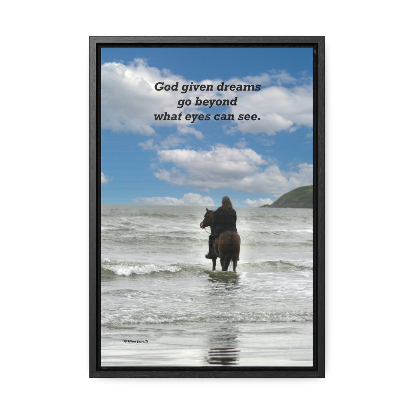 God given dreams   Gallery Canvas Wraps, Vertical Frame