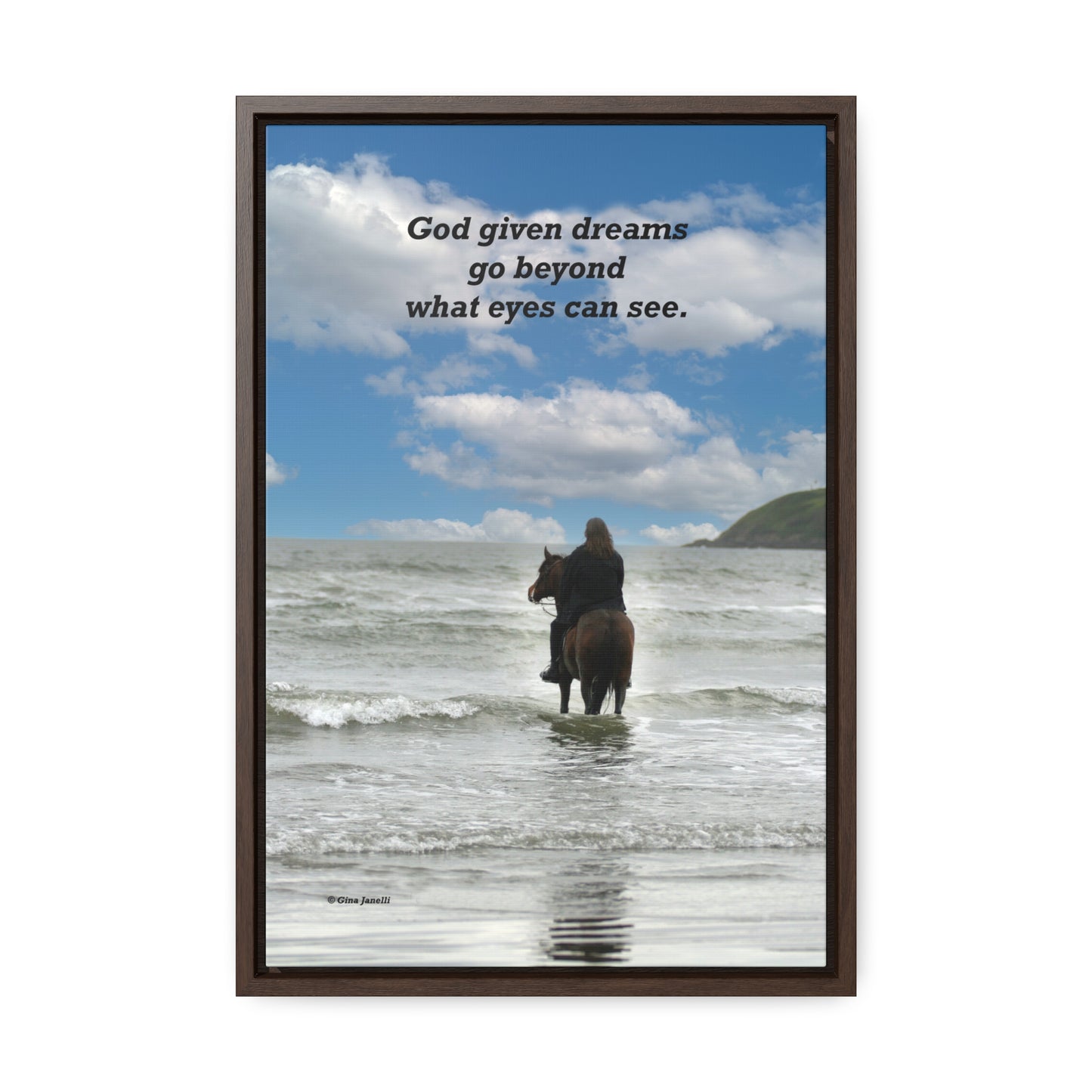 God given dreams   Gallery Canvas Wraps, Vertical Frame