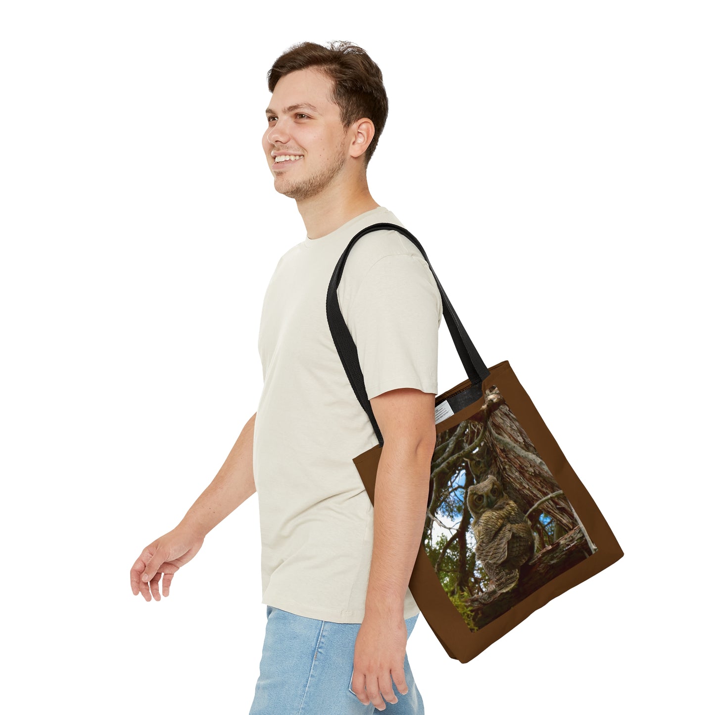 Great Horn Owls Tote Bag (AOP)