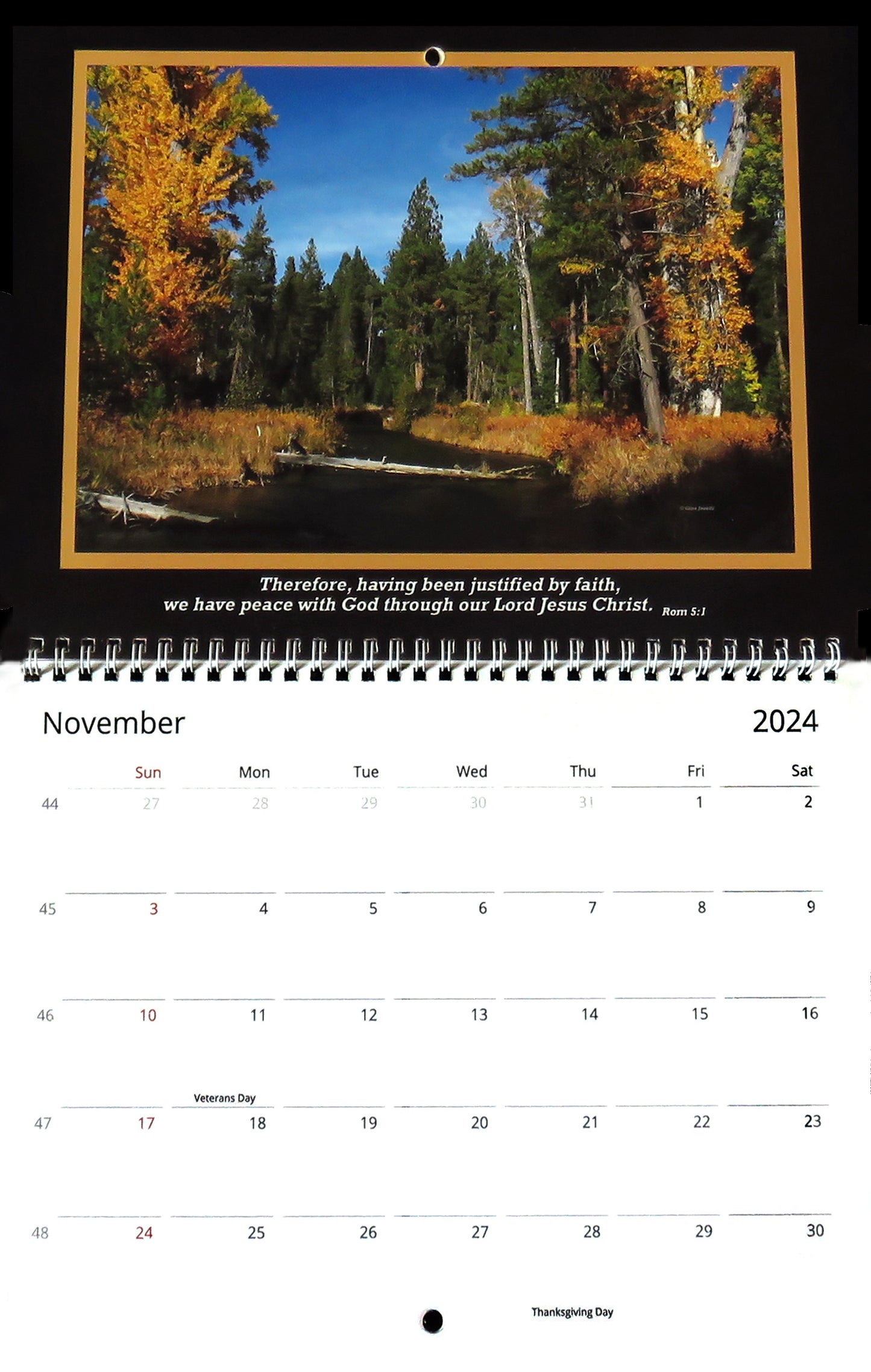 Country Splendor 2024 Inspirational Calendar