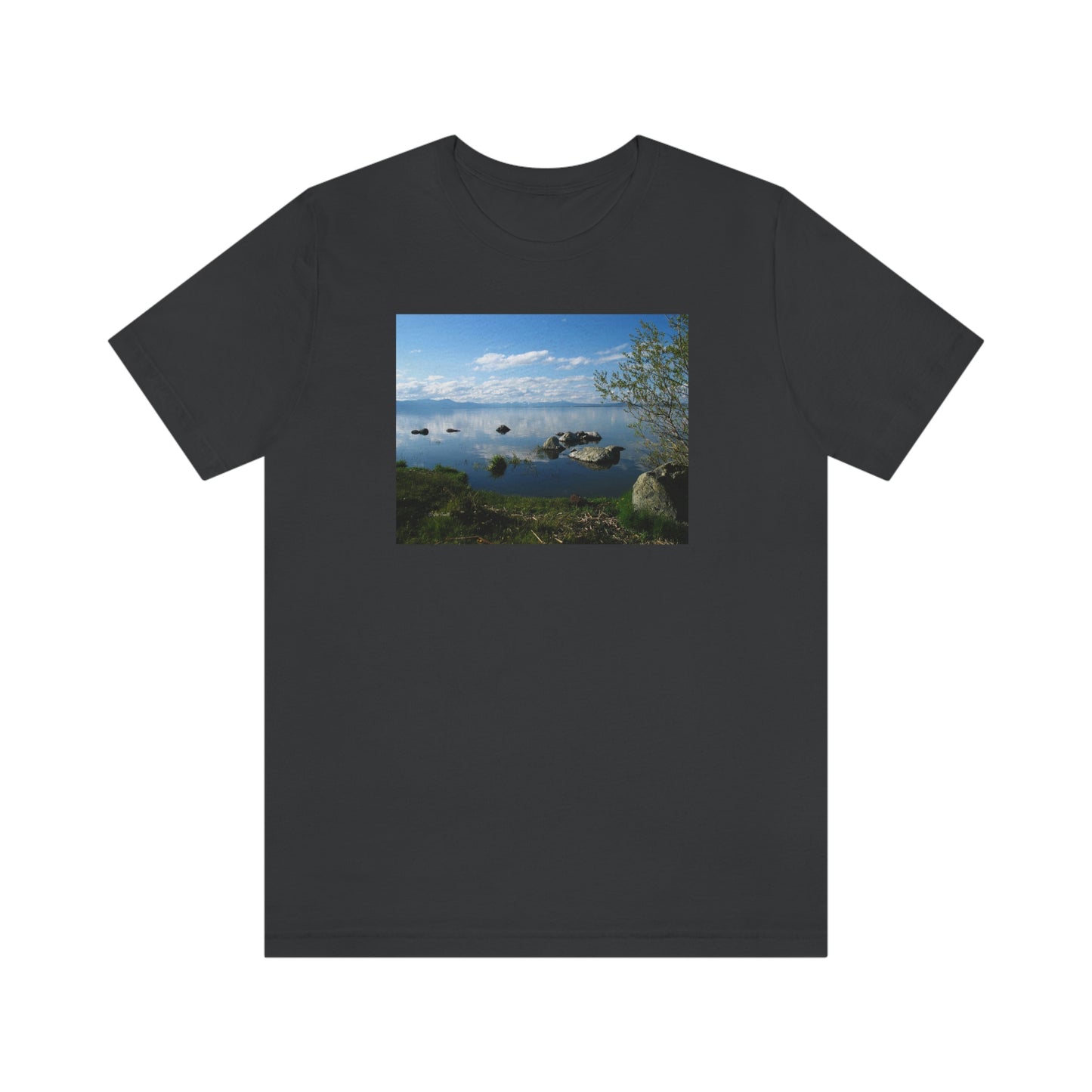 Klamath Lake & Crater Lake Rim,  Klamath Falls Or.             Unisex Jersey Short Sleeve Tee
